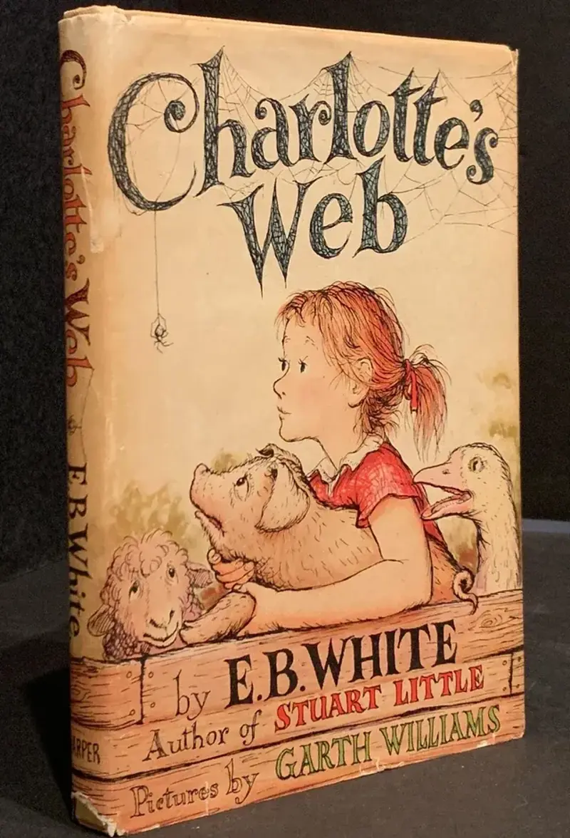 15. Where the Wild Things Are (1963), 14. Charlotte's Web (1952), 13. The Lion, the Witch and the Wardrobe (1950), 12. Goodnight Moon (1947), 11. The Secret Garden (1911), 10. The Giving Tree (1964), 9. Matilda (1988), 8. The Very Hungry Caterpillar (1969), 7. Bridge to Terabithia (1977), 6. A Wrinkle in Time (1962), 5. The Phantom Tollbooth (1961), 4. The Tale of Peter Rabbit (1902), 3. Anne of Green Gables (1908)