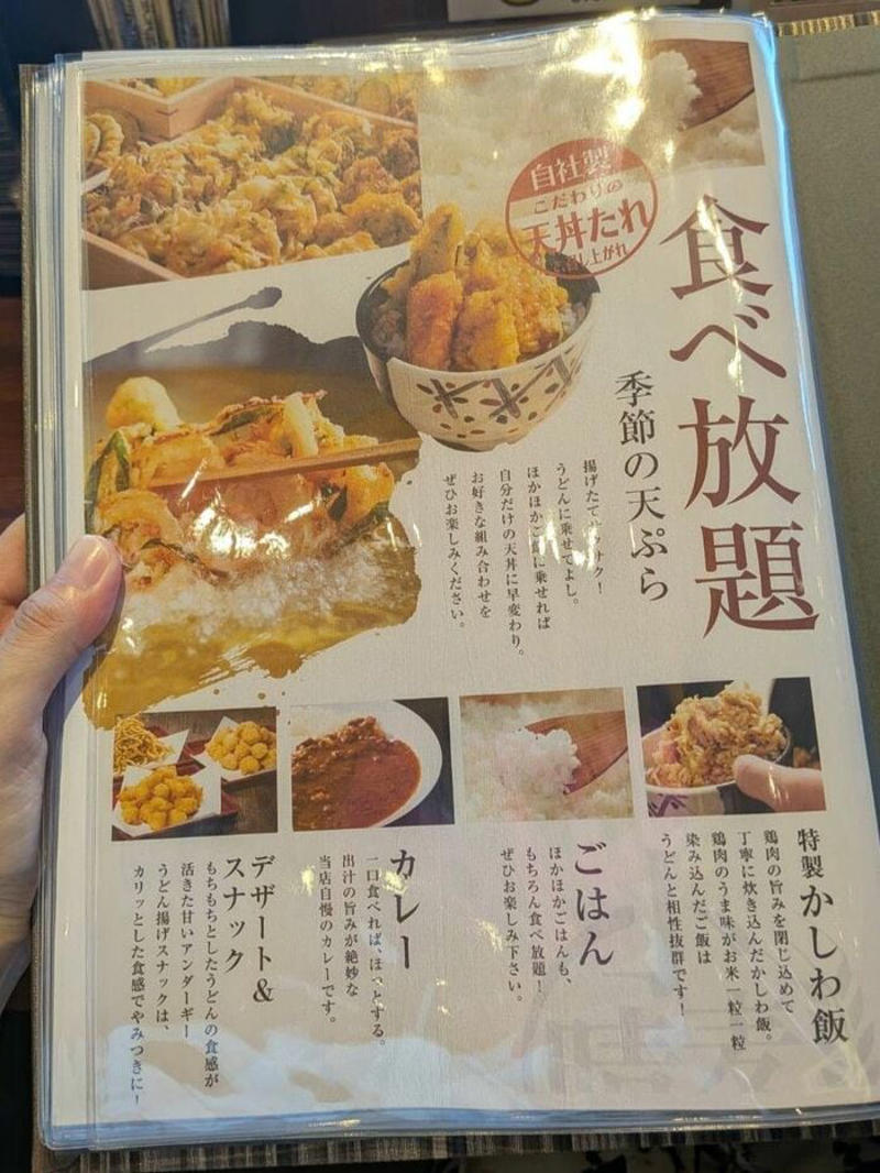 猫も杓子も体験…やたら「体験」を推す外食企業, 新業態1号店は堅実に郊外ロードサイド, オープンから半月経過も行列ができる人気ぶり, 注文はタブレット、上げ膳・下げ膳まですべてお客がやる, 1000円前後で食べ放題付きはお得, 「豚肉つけ汁うどん」1089円はこんな感じ, 従来のうどんチェーンは注文に高度な意思決定が求められる？, 意思決定が負担、でも失敗したくない…現代人のニーズに合ううどん店
