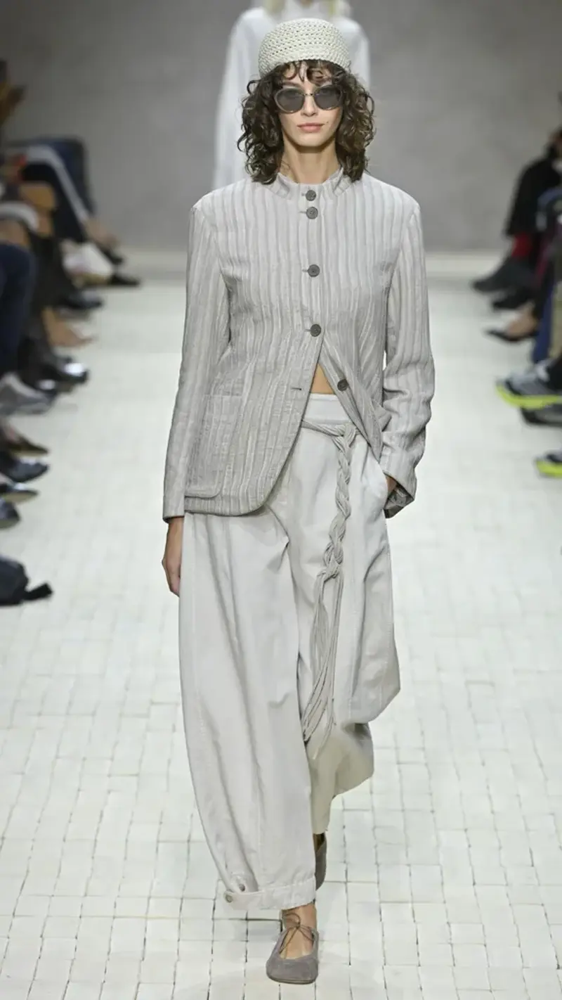 Fendi: Pixel Play, Jil Sander: What Lies Beneath , Knwls: Club Kinetics, Loro Piana: Soft Power , Etro: Boho Futurism , Prada: A New Uniform , Max Mara: Modern Rococo , Emporio Armani: Returns 