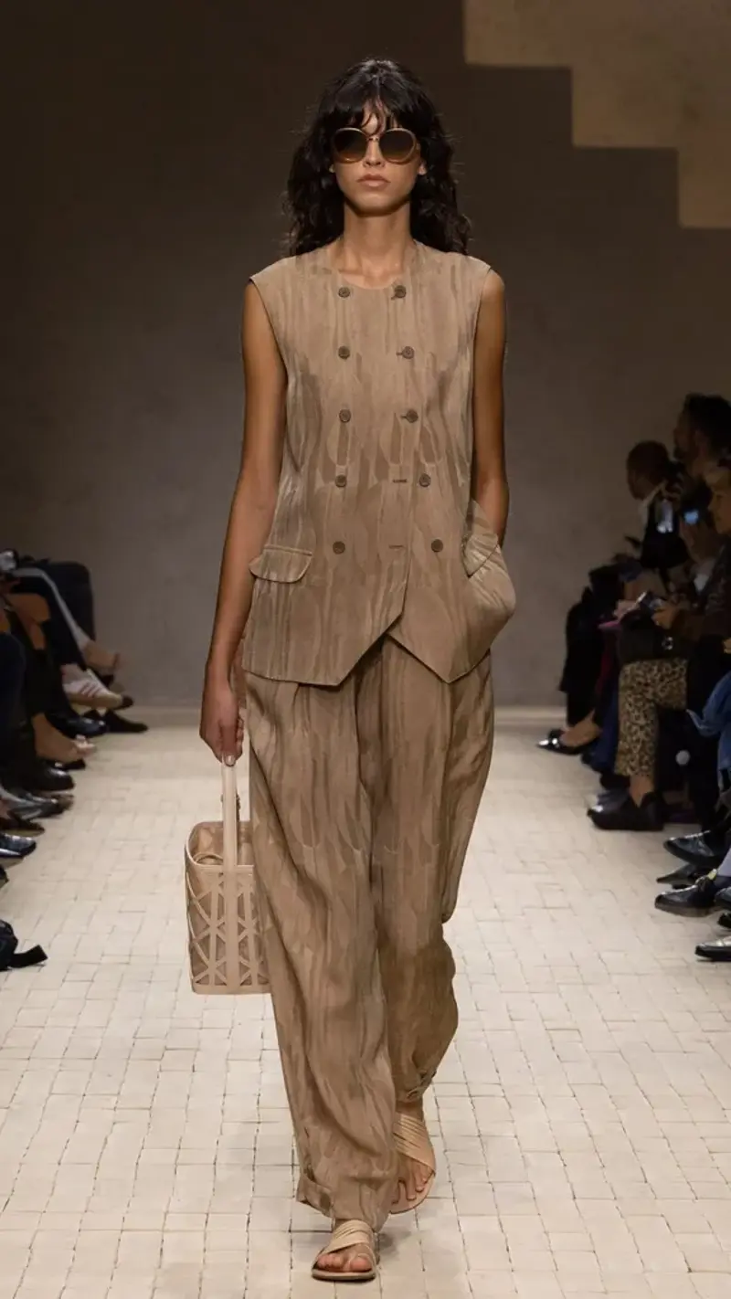 Fendi: Pixel Play, Jil Sander: What Lies Beneath , Knwls: Club Kinetics, Loro Piana: Soft Power , Etro: Boho Futurism , Prada: A New Uniform , Max Mara: Modern Rococo , Emporio Armani: Returns 