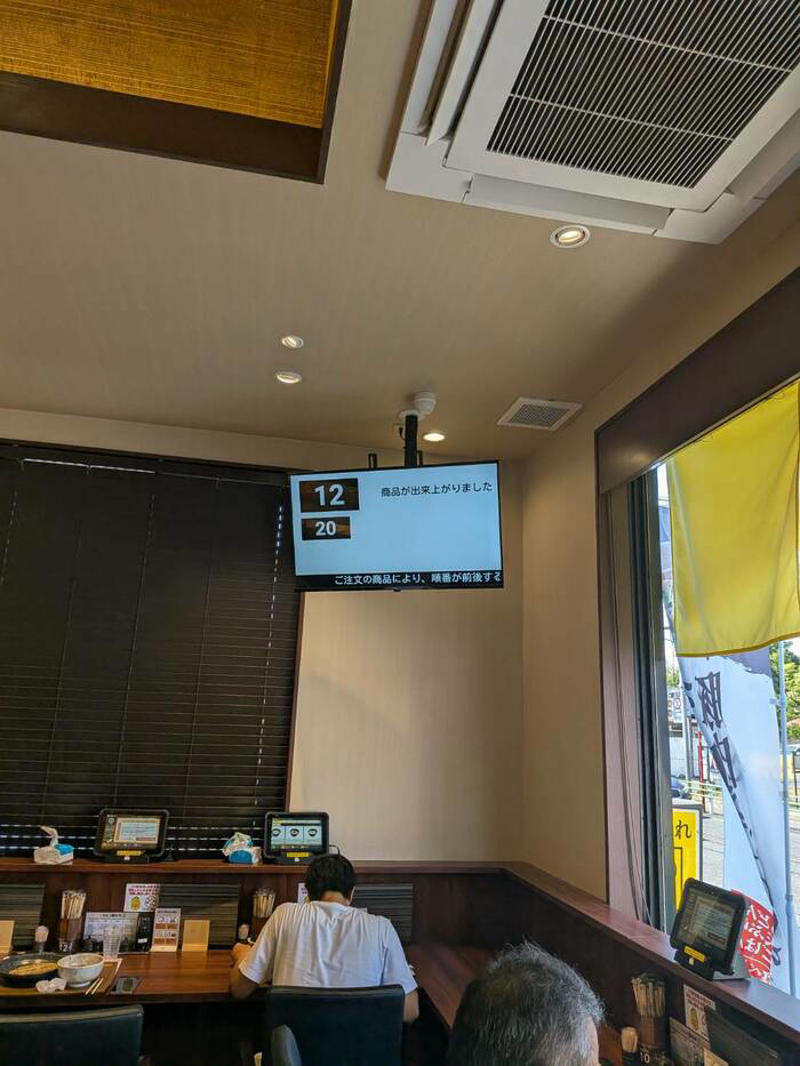 猫も杓子も体験…やたら「体験」を推す外食企業, 新業態1号店は堅実に郊外ロードサイド, オープンから半月経過も行列ができる人気ぶり, 注文はタブレット、上げ膳・下げ膳まですべてお客がやる, 1000円前後で食べ放題付きはお得, 「豚肉つけ汁うどん」1089円はこんな感じ, 従来のうどんチェーンは注文に高度な意思決定が求められる？, 意思決定が負担、でも失敗したくない…現代人のニーズに合ううどん店