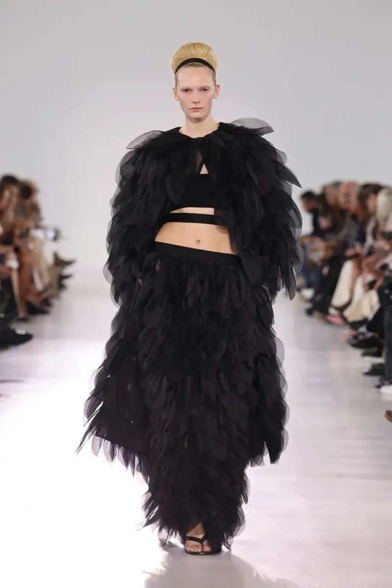 Fendi: Pixel Play, Jil Sander: What Lies Beneath , Knwls: Club Kinetics, Loro Piana: Soft Power , Etro: Boho Futurism , Prada: A New Uniform , Max Mara: Modern Rococo , Emporio Armani: Returns 