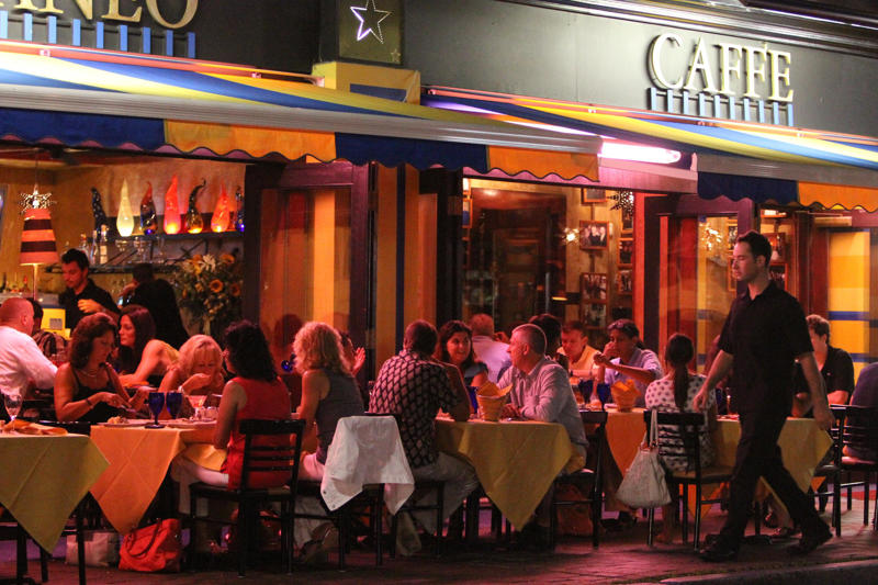 Crazy Burger Cafe & Juice Bar, Evelyn's Drive In, Aunt Carrie's, Louis Family Restaurant, Edgewood Cafe (CLOSED), Anthony's Seafood, Italian Corner, Angelo's Civita Farnese, Mediterraneo Caffe (CLOSED) , Liberty Elm Diner (CLOSED)