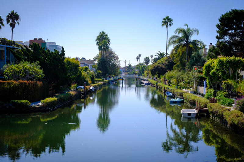The Pacific Coast Highway and the Coast Starlight Train, Sonoma, Healdsburg, Yountville, and the Napa Valley, La Jolla, San Diego , Santa Barbara and Monteceito, Westwood, El Porto Beach, The Venice Canals, Carnelian Bay, Lake Tahoe , Carmel-by-the-Sea