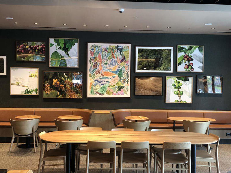 Home Arts Design, Monstera Coffee Studio at The Backyard Social Club, Sweet Frog, West Coast Sourdough, Starbucks, Panda Express