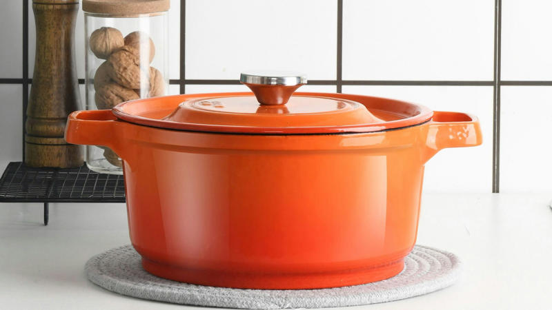 1. Dutch Oven 1. Dutch Oven, 2. Digital Scale, 3. Set of Mixing Bowls, 4. Chef's Knife, 5. An Instant-Read Thermometer, 6. A Good Whisk, 7. Plastic Bowl Scraper, 8. An Offset Spatula, 9. Hand Mixer, 10. Baking Pans, 1. A Stand Mixer, 2. Proofing Baskets, 3. Rubber Spatulas, 4. Measuring Cups, 5. Food Processor, 6. A Metal Bench Scraper, 7. Oven Mitts, 8. Microwave, 9. Cookie Scoop, 10. Piping Bags