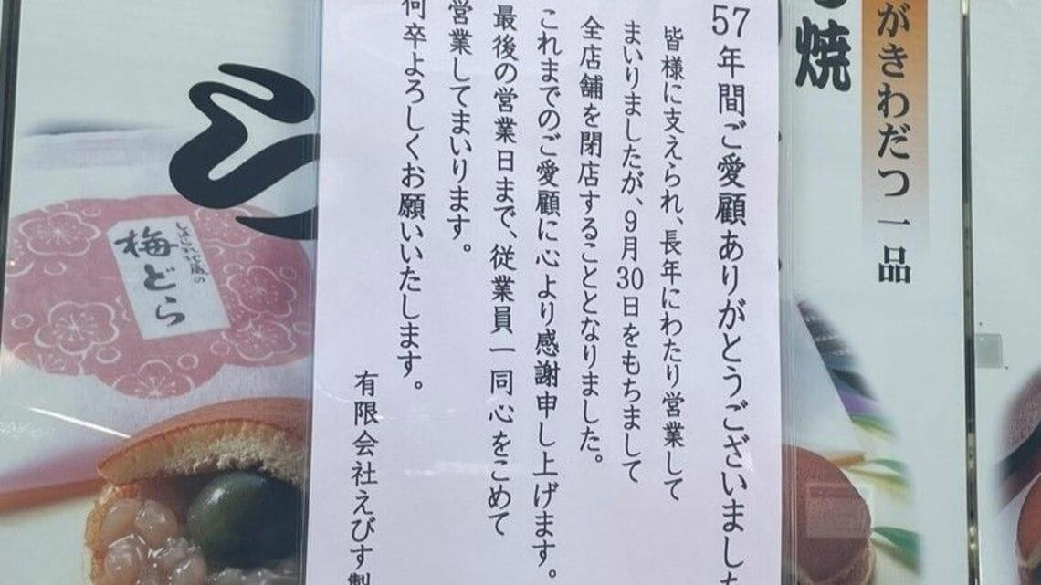 えびす製菓は“道路陥没事故”などが廃業の背景に, 休廃業・解散件数は初の7万件突破の可能性も, 生保代理店の休廃業・解散は増加が顕著, “前向きな廃業”が増加する可能性あり