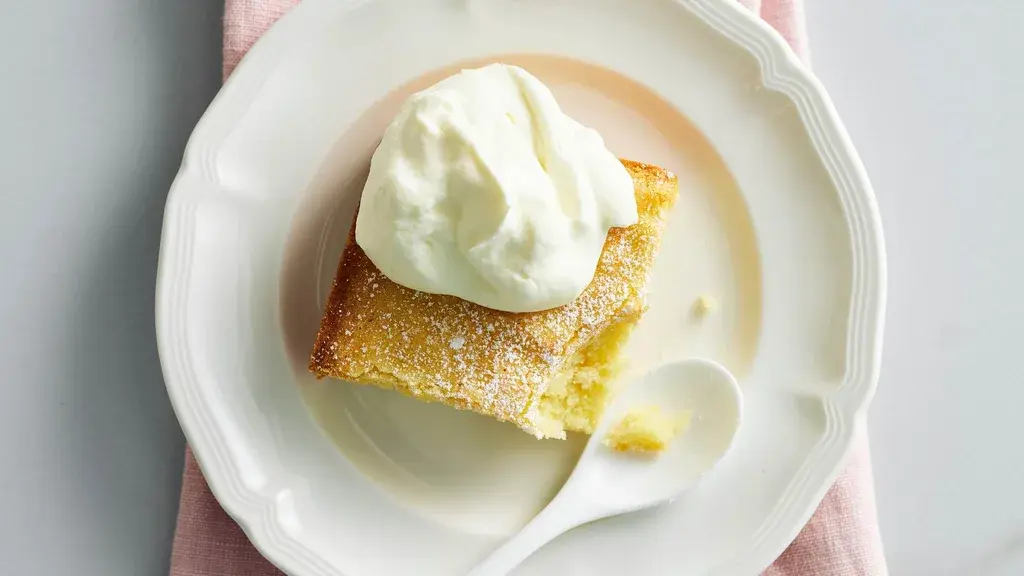 Ingredients, How to make Julie Goodwin’s lemon coconut slice (video), How long does lemon slice last?, Can you freeze lemon slice?, Where can I buy moist coconut flakes?, More Julie Goodwin baking recipes