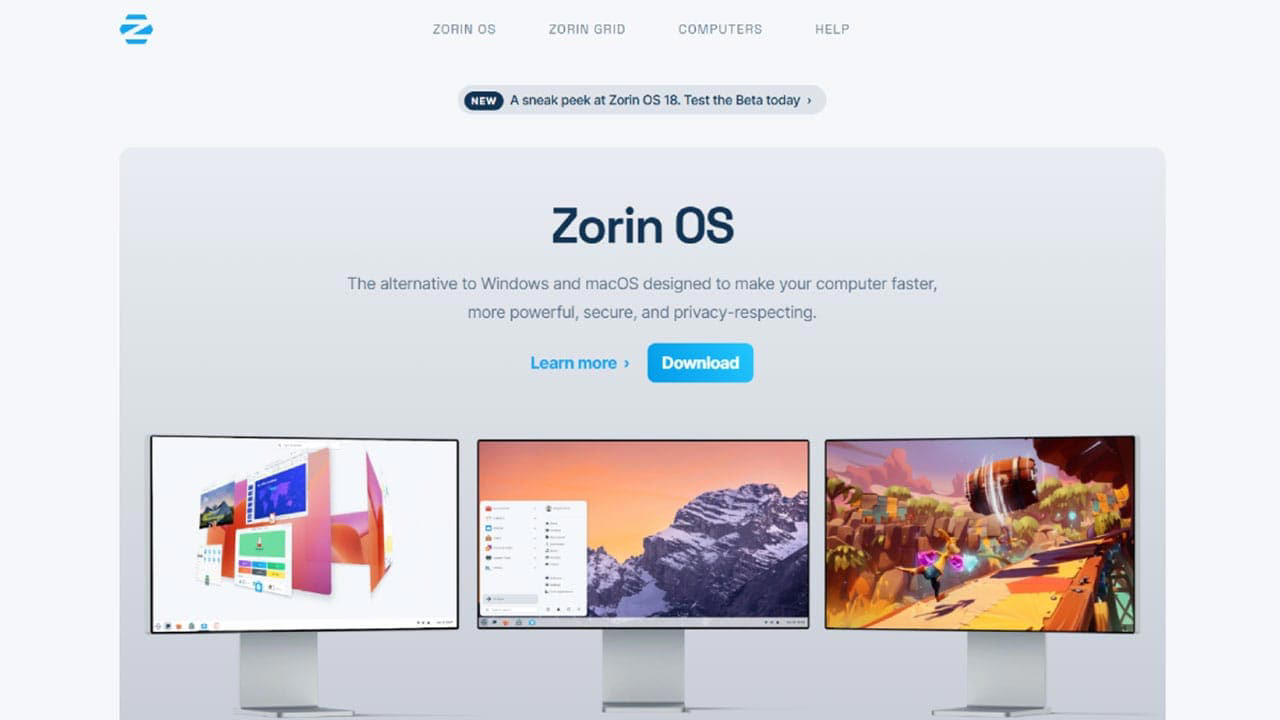 Windowsアプリ・サービスとの高い互換性, Zorin OSはWindowsの代替となり得る？どんな人におすすめ？, 強化されたマルチタスク機能【Zorin OS 18】, すぐに使える豊富な標準アプリ, Windowsにそっくりな美しいデスクトップと軽快な動作