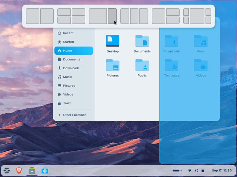 Windowsアプリ・サービスとの高い互換性, Zorin OSはWindowsの代替となり得る？どんな人におすすめ？, 強化されたマルチタスク機能【Zorin OS 18】, すぐに使える豊富な標準アプリ, Windowsにそっくりな美しいデスクトップと軽快な動作