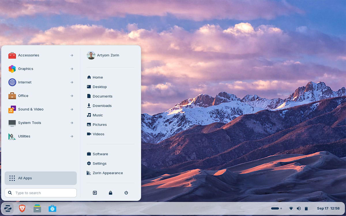 Windowsアプリ・サービスとの高い互換性, Zorin OSはWindowsの代替となり得る？どんな人におすすめ？, 強化されたマルチタスク機能【Zorin OS 18】, すぐに使える豊富な標準アプリ, Windowsにそっくりな美しいデスクトップと軽快な動作