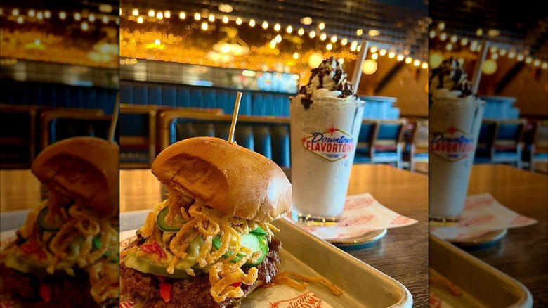 Sunliner Diner, Gorilla Taco, The Old Mill Restaurant, Mama's Farmhouse, Frizzle Chicken Café, Downtown Flavortown, Blue Moose Burgers and Wings, Cookie Dough Monster Burgers & Shakes, Sawyer's Farmhouse, Methodology