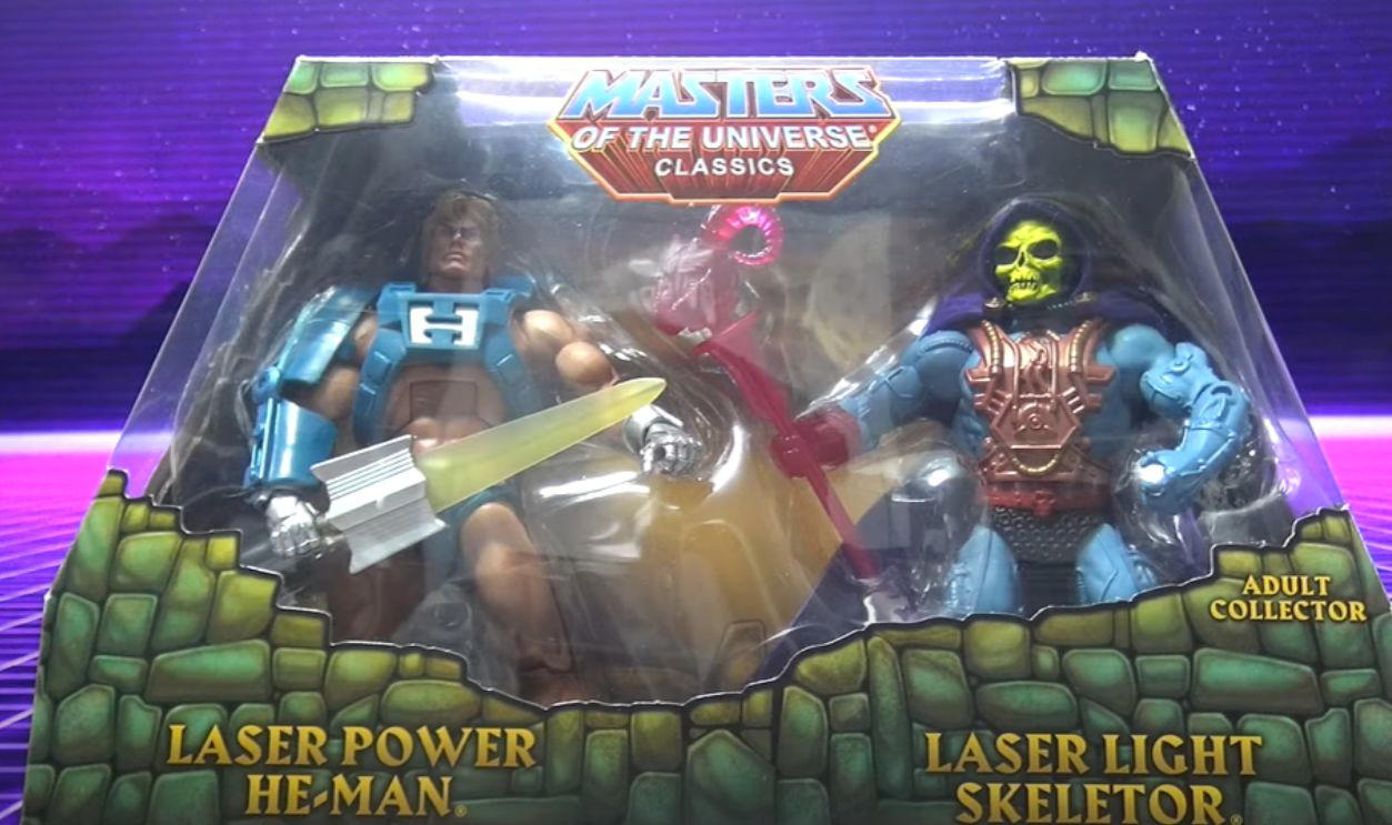 When Toys Become Treasures, She-Ra And Swift Wind, Silver Shirt Luke Cage, Attack Armor Batman, Spider-Man, Dinosaucers, MacGyver, Green Beret G.I. Joe, Optimus Prime, The Blank, Computron, Scratch The Cat, Rocket-Firing Boba Fett, Laser Power He-Man and Laser Light Skeletor, Technodrome, Marvelmania Ghost Rider, Blue Wasp, El Capitan Rayo, Yak Face