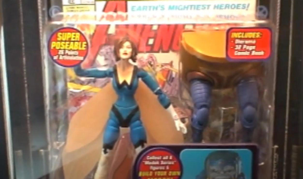 When Toys Become Treasures, She-Ra And Swift Wind, Silver Shirt Luke Cage, Attack Armor Batman, Spider-Man, Dinosaucers, MacGyver, Green Beret G.I. Joe, Optimus Prime, The Blank, Computron, Scratch The Cat, Rocket-Firing Boba Fett, Laser Power He-Man and Laser Light Skeletor, Technodrome, Marvelmania Ghost Rider, Blue Wasp, El Capitan Rayo, Yak Face