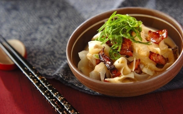 素麺deカルボナーラ, 明太子カルボナーラうどん, カルボナーラ風リゾット, フライパンDEホットサンド～カルボナーラ風サンド～, カルボナーラ風サラダ丼, カルボナーラ風大根サラダ, キノコの明太カルボナーラ風, ジャガイモのカルボナーラ風炒め, 半熟卵のカルボナーラごはん