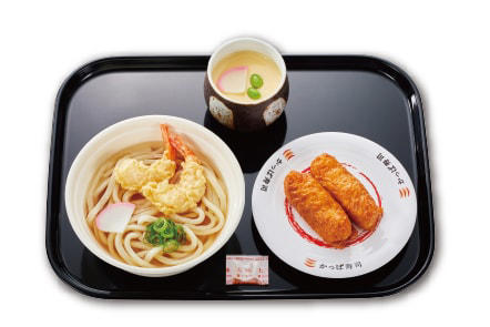 えび天うどん・茶碗蒸し・いなり２個セット 690円（税込）～, 乙女鯛炙りの塩ラーメン・茶碗蒸し・いなり２個セット 720円（税込）～, 9種の海鮮丼あおさの味噌汁セット 990円（税込）～, 贅沢大えび天丼あおさの味噌汁セット 990円（税込）～, まぐろづくし丼あおさの味噌汁セット 990円（税込）～, 贅沢うにいくら丼あおさの味噌汁セット 2,070円（税込）～, にぎり12貫人気ネタ尽くし・茶碗蒸し・あおさの味噌汁セット 1,220円（税込）～, かっぱの極み贅沢にぎり～秋の七貫～・茶碗蒸し・あおさの味噌汁セット 2,180円（税込）～, プレミアムプリン　360円（税込）～, 京わらび餅 110円（税込）～, ソフトドリンク 各種190円（税込）～