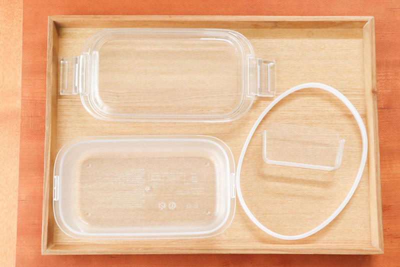 フタが特徴的なお弁当箱, のり弁を開けたときのガッカリが解消！, わざわざ「お弁当用」につくらなくてよくなった, パーツが外しやすいのも特徴