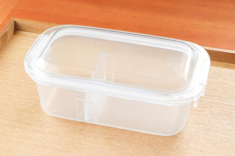 フタが特徴的なお弁当箱, のり弁を開けたときのガッカリが解消！, わざわざ「お弁当用」につくらなくてよくなった, パーツが外しやすいのも特徴