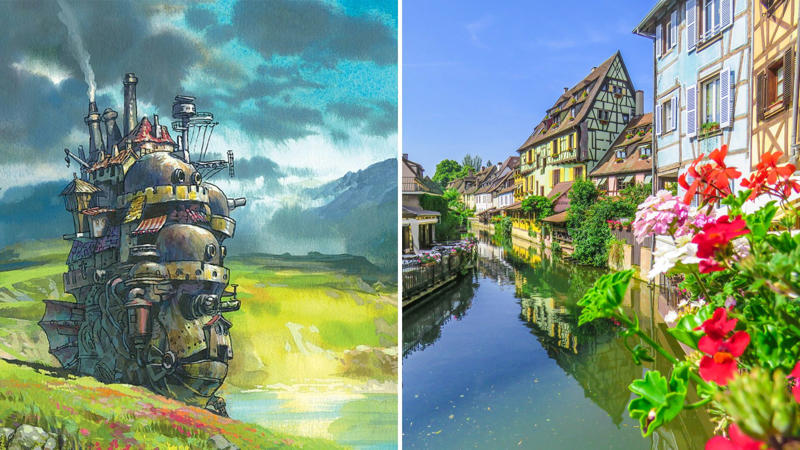 #6: Howl’s Moving Castle (2004)—Colmar, France, and German Villages #1: Ratatouille (2007)—Paris, France, #3: Frozen (2013)—Norwegian Fjords and Towns, #4: Brave (2012)—Scottish Highlands, #6: Howl’s Moving Castle (2004)—Colmar, France, and German Villages, #7: The Lion King (1994)—African Savanna, Kenya, #9: Coco (2017)—Oaxaca, Mexico, #10: Rango (2011)—Mojave Desert, California, #12: Big Hero 6 (2014)—San Fransokyo, #13: Up (2009)—Paradise Falls Inspired by Angel Falls, Venezuela, #15: Pocahontas (1995)—Great Smoky Mountains, USA, #16: Zootopia (2016)—Various Cities Around the World, #18: Beauty and the Beast (1991)—Villages in France, #19: Tangled (2010)—Bavaria, Germany, #21: Luca (2021)—Cinque Terre, Italy, #22: Aristocats (1970)—Paris, France, #24: The Secret of NIMH (1982)—American Farmlands