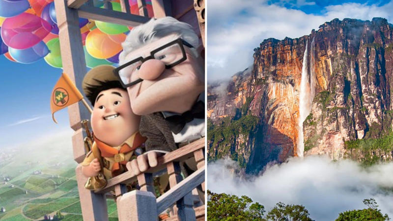 #13: Up (2009)—Paradise Falls Inspired by Angel Falls, Venezuela #1: Ratatouille (2007)—Paris, France, #3: Frozen (2013)—Norwegian Fjords and Towns, #4: Brave (2012)—Scottish Highlands, #6: Howl’s Moving Castle (2004)—Colmar, France, and German Villages, #7: The Lion King (1994)—African Savanna, Kenya, #9: Coco (2017)—Oaxaca, Mexico, #10: Rango (2011)—Mojave Desert, California, #12: Big Hero 6 (2014)—San Fransokyo, #13: Up (2009)—Paradise Falls Inspired by Angel Falls, Venezuela, #15: Pocahontas (1995)—Great Smoky Mountains, USA, #16: Zootopia (2016)—Various Cities Around the World, #18: Beauty and the Beast (1991)—Villages in France, #19: Tangled (2010)—Bavaria, Germany, #21: Luca (2021)—Cinque Terre, Italy, #22: Aristocats (1970)—Paris, France, #24: The Secret of NIMH (1982)—American Farmlands