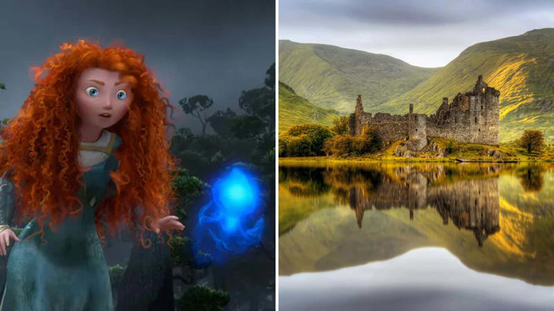 #4: Brave (2012)—Scottish Highlands #1: Ratatouille (2007)—Paris, France, #3: Frozen (2013)—Norwegian Fjords and Towns, #4: Brave (2012)—Scottish Highlands, #6: Howl’s Moving Castle (2004)—Colmar, France, and German Villages, #7: The Lion King (1994)—African Savanna, Kenya, #9: Coco (2017)—Oaxaca, Mexico, #10: Rango (2011)—Mojave Desert, California, #12: Big Hero 6 (2014)—San Fransokyo, #13: Up (2009)—Paradise Falls Inspired by Angel Falls, Venezuela, #15: Pocahontas (1995)—Great Smoky Mountains, USA, #16: Zootopia (2016)—Various Cities Around the World, #18: Beauty and the Beast (1991)—Villages in France, #19: Tangled (2010)—Bavaria, Germany, #21: Luca (2021)—Cinque Terre, Italy, #22: Aristocats (1970)—Paris, France, #24: The Secret of NIMH (1982)—American Farmlands