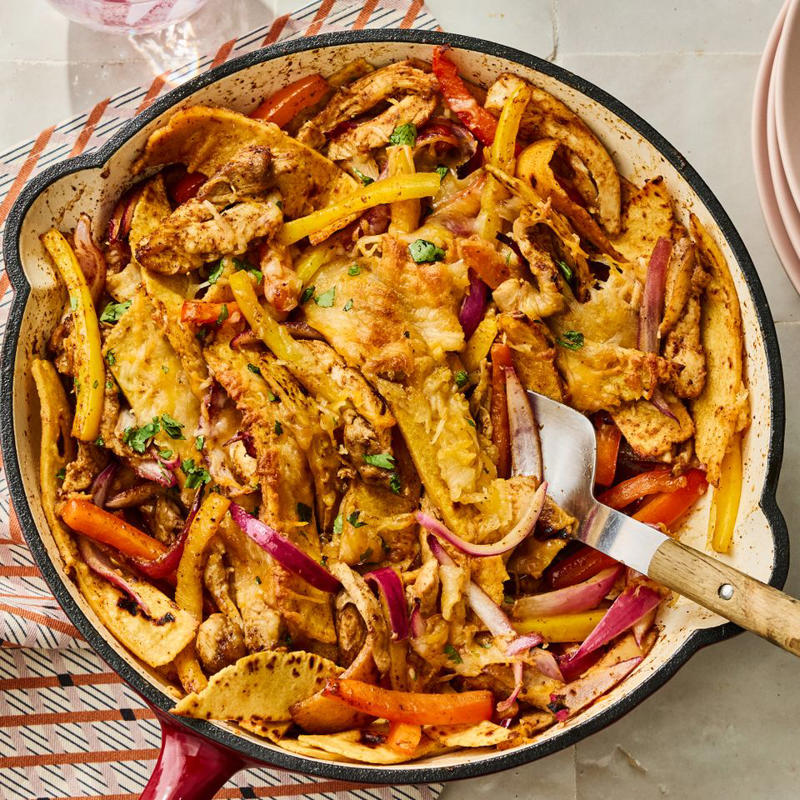 High-Protein Lemon Chicken Orzo, Chicken Fajita Casserole, Chicken Cutlets with Sun-Dried Tomato Cream Sauce (Marry Me Chicken), American Goulash, 20-Minute Black Bean Soup, Marry Me White Bean &amp; Spinach Skillet, Creamy Pesto Beans, High-Fiber Butternut Squash &amp; Black Bean Enchilada Skillet, High-Protein Ground Beef &amp; Sweet Potato Skillet, 20-Minute Chickpea Soup, One-Skillet Garlicky Salmon &amp; Broccoli, Weight-Loss Cabbage Soup, One-Pan Chicken Florentine, Cheesy One-Pot Chicken-Broccoli Orzo, Broccoli-Cheddar Butter Beans, 20-Minute Creamy Skillet Chicken with Corn, Tomato &amp; Basil