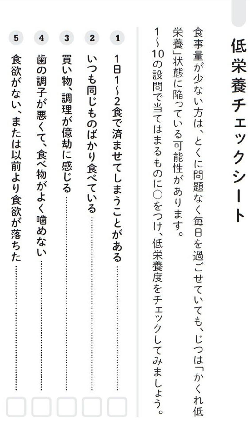 少食さん最大の敵「かくれ低栄養」とは？, 「フレイル」と「サルコペニア」, サルコペニアの総死亡リスクは…, フレイル・サルコペニアの初期症状