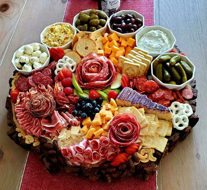 #3 My Wife's First Attempt At A Charcuterie Board. How'd She Do?, #7 Woke Up With Craving For Roast Potatoes, #11 Lavender Ice Cream At Australia's Largest Lavender Farm, #13 Japanese Cream Cheese Bun, #15 Homemade Dumplings, Everything From Scratch!, #19 I Made Strawberry Shaped Strawberry Cake, #21 Juicy Lemon Bars From The Homegrown Lemons I Made, #23 Home Made Challah (First Attempt), #25 I Made Homemade Apple Pie Egg Rolls With A Caramel Vanilla Sauce, #27 [homemade] My Best Selling Strawberry Oreo Sheet Cake, #29 Hungarian Goulash With Butterfried Sourdough