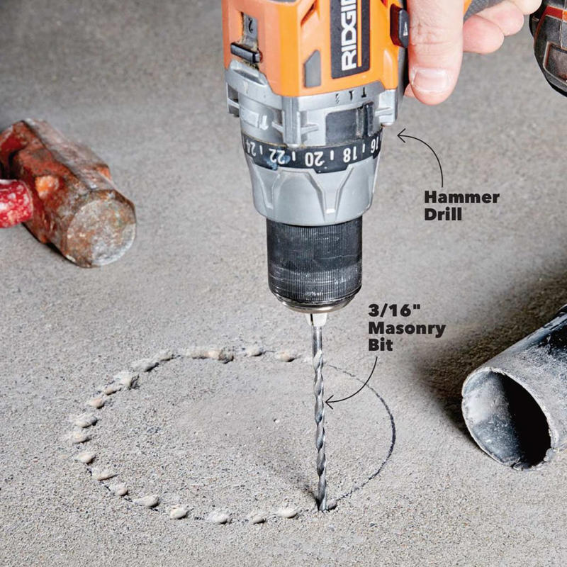 DIY Radon Reduction, What is Radon?, Seal holes and cracks first, Find the footing, Make a big hole with several small ones, Make a suction pit, Dry-fit all the piping, Install fire-stop collars in garages, Exit through the rim joist, Install a manometer, Do another radon test, About the Expert
