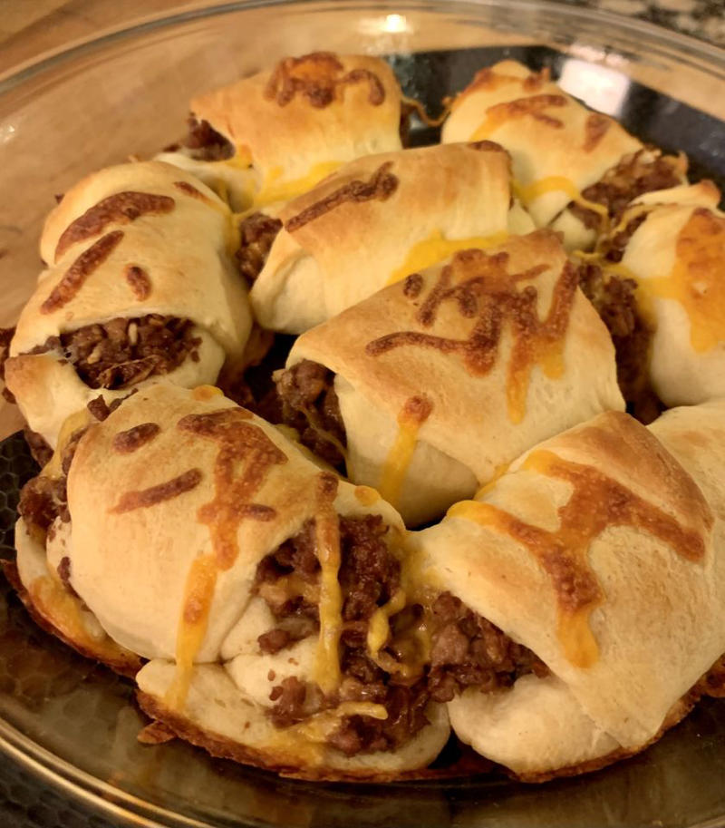Salmon Crescent Rolls, Veggie Pizza, Taco Pie, Reuben Crescent Bake, Chicken Pot Pie with Crescent Rolls, Mom's Zucchini Pie, Easy Runza Casserole, Ham and Cheese Pie, Crescent Roll Lasagna, Quick Crescent Taco Pie, Air Fryer Ham and Cheese Crescent Rolls, Cheesy Beef Crescent Roll Pie, Impossible Burger Party Roll-Ups, Amazingly Easy, Surprisingly Tasty Broke College Student Chicken Pot Pie, Mexican Taco Ring, More Inspiration