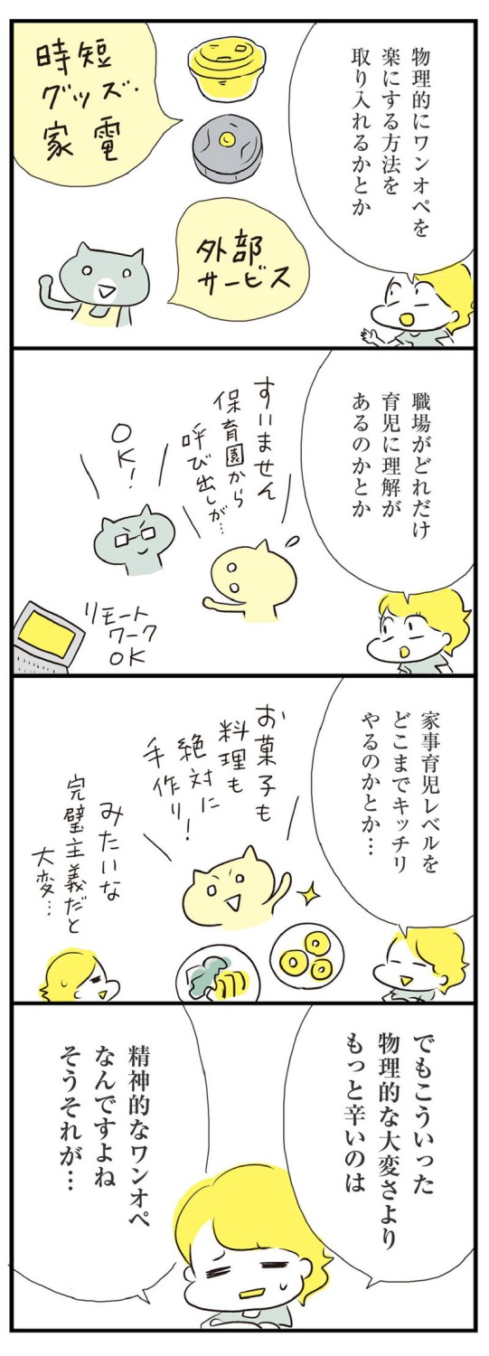 ワンオペ育児大変すぎ！！！, 「ワンオペ育児でもモヤモヤしていない人」の理由, 精神的にワンオペじゃない！！, モヤモヤの正体は「不本意なワンオペ！！」, ワンオペの大変レベルは差が大きい, 辛いのは精神的なワンオペ, つかれもイライラもモヤモヤもMAX！！, あなたの家庭のワンオペはどんな形ですか？, 取材を通して見えた多様な家族の形