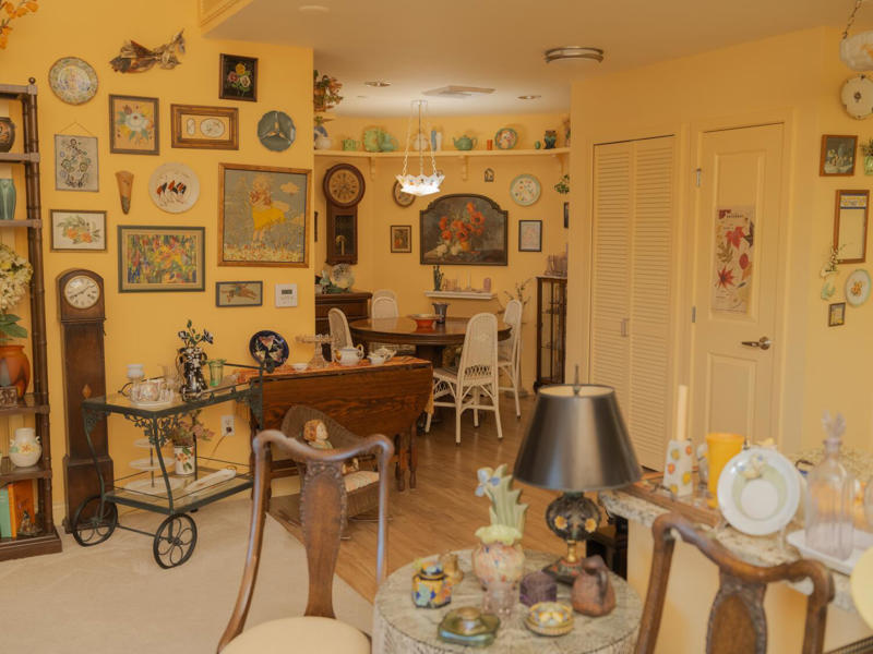 A colorful, sun-drenched kitchen in Mount Washington that connects to nature , In Hollywood, a stunning living room that's filled with second-hand furnishings, A modern West Hollywood living room decorated with pets in mind , A surprising Silver Lake kitchen that doubles as a retro video store , A treasures-filled living room in Eagle Rock that's a colorful showstopper, A ’70s-inspired speakeasy/lounge in Highland Park that's hidden behind a bookcase , In Reseda, an apartment where every antique tells a story