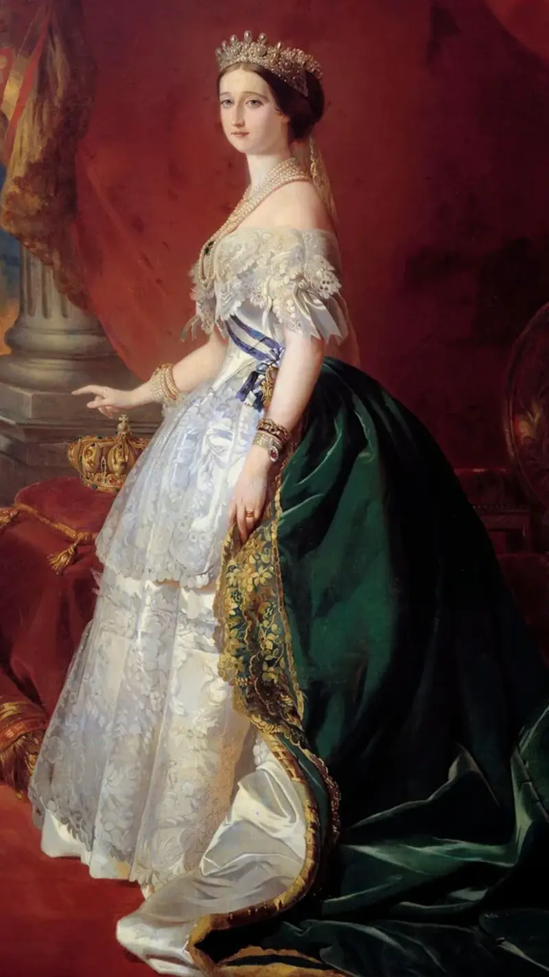 Every Crown Jewel Stolen From The Louvre: , The Crown of Empress Eugénie, The Diadem of Empress Eugénie, Empress Eugénie’s Diamond Bow Brooch , Empress Eugénie’s Reliquary Brooch, The Sapphire Parure: Tiara, Necklace and Earrings, Napoléon I’s Emerald Wedding Gift to Marie-Louise, Empress of France