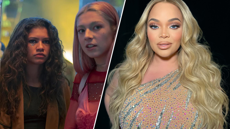 Who Is Returning For Euphoria Season 3, Zendaya as Rue Bennett, Hunter Schafer as Jules Vaughn, Sydney Sweeney as Cassie Howard, Jacob Elordi as Nate Jacobs, Alexa Demie as Maddy Perez, Chloe Cherry as Faye, Colman Domingo as Ali, Dominic Fike as Elliot, Who Isn’t Returning To Euphoria Season 3?, Barbie Ferreira as Kat Hernandez, Who Are The New Actors Joining Euphoria Season 3?, Sharon Stone, Natasha Lyonne, Trisha Paytas, Rosalía, Marshawn Lynch