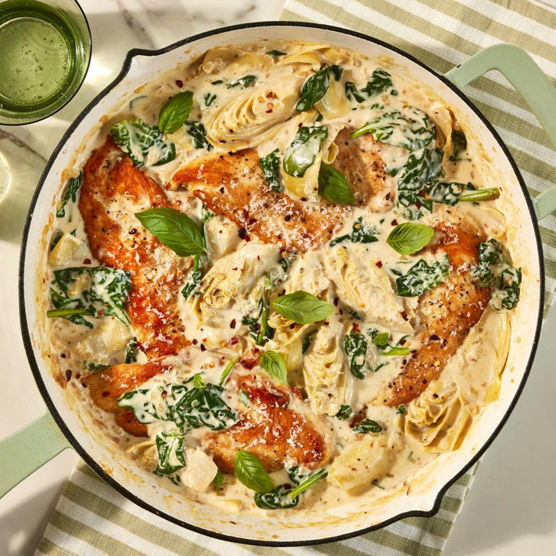 Creamy Spinach & Artichoke Dip–Butter Bean Skillet, High-Protein Chicken & Brown Rice Casserole, Swamp Soup, Creamy Lemon-Parmesan Spinach & White Bean Casserole, Creamy Garlic Skillet Chicken with Spinach, Baked Pasta & Spring Veggies, Chicken Piccata Soup, Spaghetti with Mushrooms, Spinach & Ricotta, High-Protein Lemon Chicken & Rice Skillet, Roasted Cabbage-Steak Spanakopita Melts, Marry Me Tortellini, Spinach-Artichoke Gnocchi Skillet with Feta, Baked Creamed Spinach Pasta, Creamy Spinach & Artichoke Chicken Skillet, Baked Brie, Sun-Dried Tomato & Spinach Pasta, Spinach, Feta & Rice Casserole, Cauliflower Spanakopita Melt, Spinach & Artichoke–Stuffed Butternut Squash, Creamy Sun-Dried Tomato & Spinach Soup, Baked Spinach & Mushroom Ravioli Lasagna, Creamy Boursin Pasta with Spinach, Mushrooms & Tomatoes