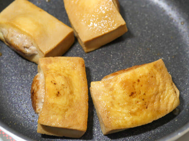 高野豆腐のはさみ焼きを試すのにかかる時間, 高野豆腐のはさみ焼きレシピ, 高野豆腐のはさみ焼きの材料（2人分）, 高野豆腐のはさみ焼きの作り方, 高野豆腐ってすごい！