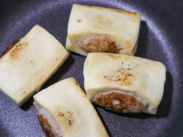 高野豆腐のはさみ焼きを試すのにかかる時間, 高野豆腐のはさみ焼きレシピ, 高野豆腐のはさみ焼きの材料（2人分）, 高野豆腐のはさみ焼きの作り方, 高野豆腐ってすごい！