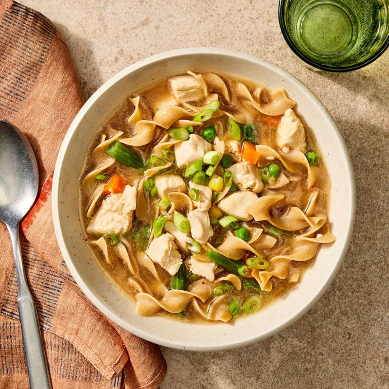 Pesto Pasta with Peas &amp; Tomatoes, Spaghetti with Mushrooms, Spinach &amp; Ricotta, 20-Minute Black Bean Soup, Creamy Lemon-Dill Chicken &amp; Rice Casserole, Saag Aloo Matar, White Bean Enchilada Skillet, Creamy Honey-Mustard Chicken Casserole, Sick Day Chicken Noodle Soup, Chicken-Potpie Twice-Baked Potatoes, Spinach &amp; Artichoke Spaghetti Squash Nests, General Tso’s Cauliflower, Cheesy Chicken &amp; White Bean Skillet, Skillet Salmon with Orzo &amp; Green Pea Pesto, Skillet Curry Chickpea Potpie, Creamy Chicken, Corn &amp; Poblano Skillet Casserole, Creamy Pesto Shrimp with Gnocchi &amp; Peas, Sheet-Pan Teriyaki Salmon with Green Beans, Spinach, Feta &amp; Artichoke Tater Tot Casserole, Slow-Cooker Marry Me Chicken with Barley, Slow-Cooker Sun-Dried Tomato &amp; Spinach Pasta Bake, Spinach &amp; Artichoke Dip Soup, Creamy Lemon-Dill Rotisserie Chicken Noodle Casserole, Easy Tofu Curry, Vegetable Lasagna with White Sauce, Creamy Chicken Pasta with Brussels Sprouts &amp; Artichokes, 20-Minute White Bean Soup, Eat-the-Rainbow Vegetable Soup