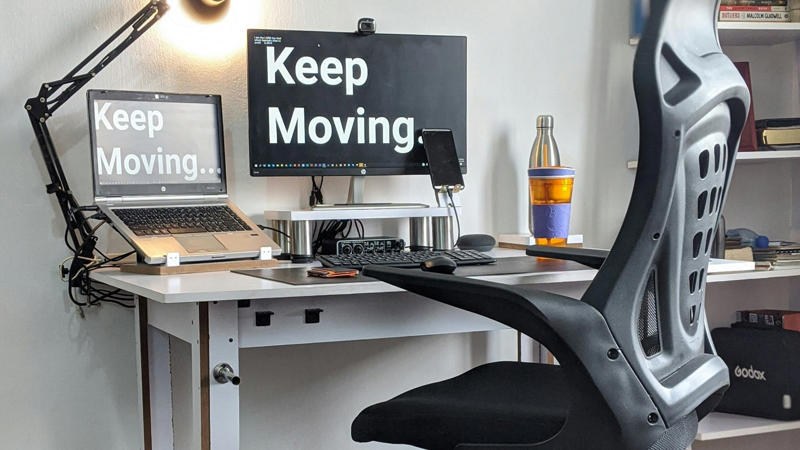 3. Ergonomic Chair 1. Noise-Cancelling Headphones, 2. Computer Stand, 3. Ergonomic Chair, 4. Whiteboard or Corkboard, 5. Desk Lamp, 6. Plants & Greenery, 7. Wrist Rest for Keyboard & Mouse, 8. Planner or Calendar, 9. Desk Organizer, 10. Visual Timer, 1. Decorative Items, 2. Too Many Cables, 3. Large File Organizers, 4. Snacks & Sweets, 5. Too Many Stationery Sets, 6. Fairy Lights, 8. Fragrance & Diffusers, 9. Loose Leaf & Crumpled Paper, 10. Your Phone
