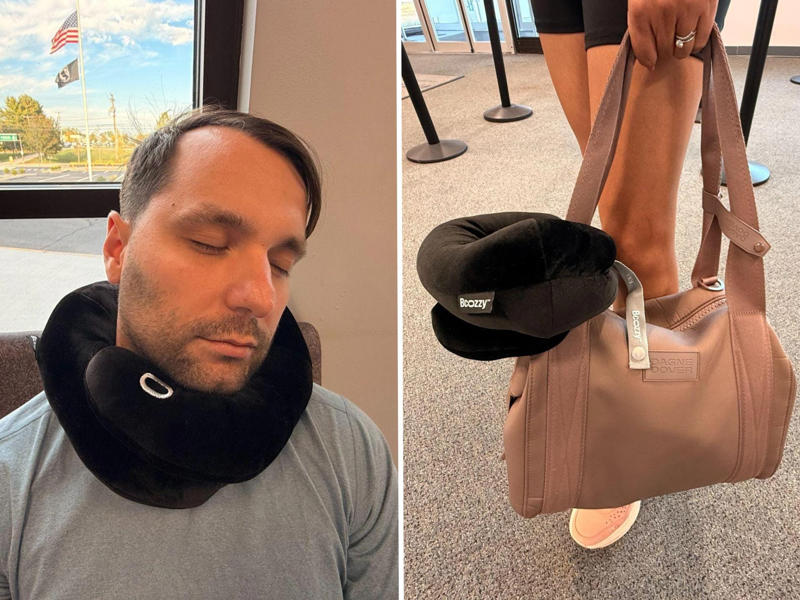 Our top picks for travel pillows, How to choose the right travel pillow for you, Best overall, Runner up, A less expensive option, Best for extra neck support, Best for kids, Our top picks compared, What to look for in a travel pillow, How we test travel pillows, Travel pillow FAQs