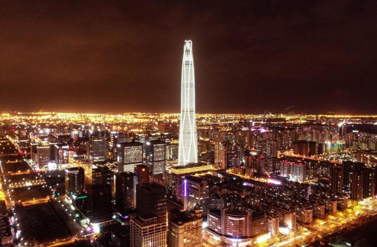 8) Tianjin CTF Finance Centre, Tianjin All taller than anything in the UK, 25) Willis Tower, Chicago, 24) Wuhan Tower, Wuhan, 23) The Exchange 106, Kuala Lumpur, 21) Zifeng Tower, Nanjing, 21) Suzhou IFS, Suzhou, 19 and 20) Petronas Twin Towers, Kuala Lumpur, 18) Changsha IFS Tower 1, Changsha, 17) Vincom Landmark 81, Ho Chi Minh City, 16) Lakhta Center, St. Petersburg, 15) Central Park Tower, New York City, 14) Wuhan Greenland Center, Wuhan, 13) International Commerce Centre, Hong Kong, 12) Shanghai World Financial Center, Shanghai, 11) TAIPEI 101, Taipei, 10) CITIC Tower, Beijing, 8) Tianjin CTF Finance Centre, Tianjin, 8) Guangzhou CTF Finance Centre, Guangzhou, 7) One World Trade Center, New York City, 6) Lotte World Tower, Seoul, 5) Ping An Finance Center, Shenzhen, 4) Makkah Royal Clock Tower, Mecca, 3) Shanghai Tower, Shanghai, 2) Merdeka 118, Kuala Lumpur, 1) Burj Khalifa, Dubai