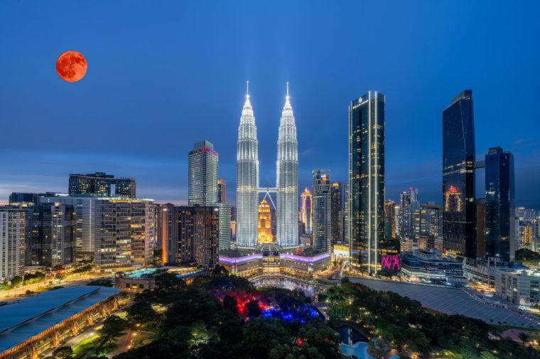 19 and 20) Petronas Twin Towers, Kuala Lumpur All taller than anything in the UK, 25) Willis Tower, Chicago, 24) Wuhan Tower, Wuhan, 23) The Exchange 106, Kuala Lumpur, 21) Zifeng Tower, Nanjing, 21) Suzhou IFS, Suzhou, 19 and 20) Petronas Twin Towers, Kuala Lumpur, 18) Changsha IFS Tower 1, Changsha, 17) Vincom Landmark 81, Ho Chi Minh City, 16) Lakhta Center, St. Petersburg, 15) Central Park Tower, New York City, 14) Wuhan Greenland Center, Wuhan, 13) International Commerce Centre, Hong Kong, 12) Shanghai World Financial Center, Shanghai, 11) TAIPEI 101, Taipei, 10) CITIC Tower, Beijing, 8) Tianjin CTF Finance Centre, Tianjin, 8) Guangzhou CTF Finance Centre, Guangzhou, 7) One World Trade Center, New York City, 6) Lotte World Tower, Seoul, 5) Ping An Finance Center, Shenzhen, 4) Makkah Royal Clock Tower, Mecca, 3) Shanghai Tower, Shanghai, 2) Merdeka 118, Kuala Lumpur, 1) Burj Khalifa, Dubai