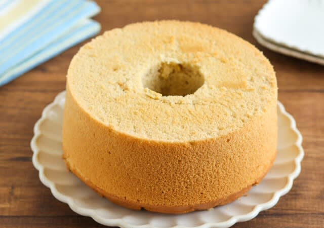 米粉のシフォンケーキを試すのにかかる時間, 米粉のシフォンケーキのレシピ, 米粉のシフォンケーキの材料（17cm：1台分）, 米粉のシフォンケーキの作り方