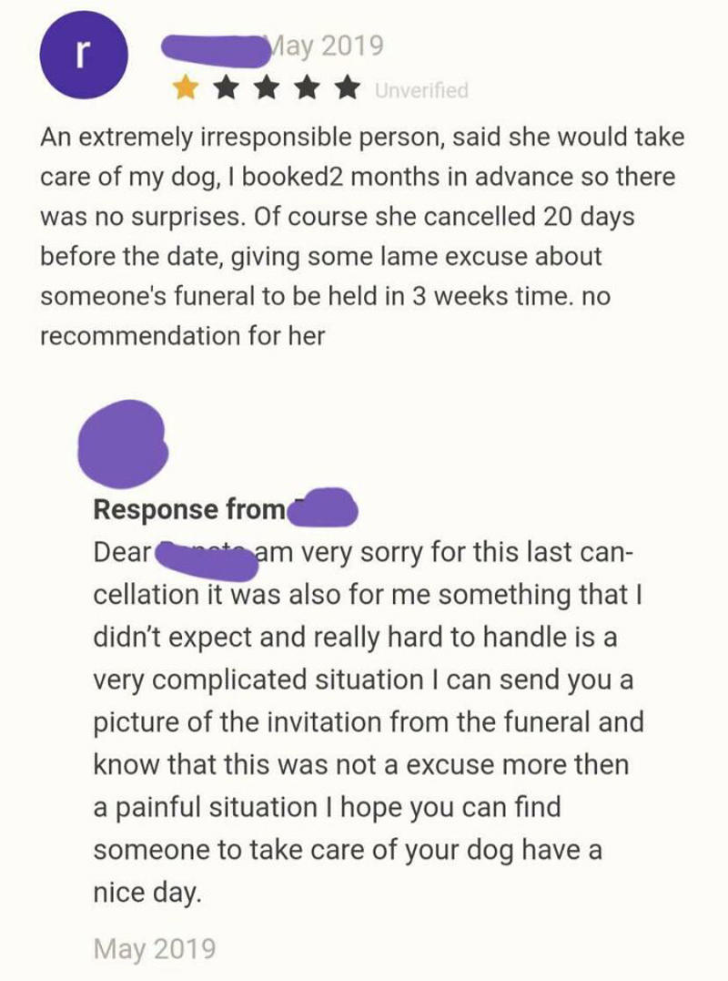 #9 No Recommendation For Her Because She Went To A Funeral Instead Of Taking Care Of My Dog #1 Also What Color Would You Like Your Dog To Be?, #7 Free Dog On Buy Sell Trade Post, #11 There Was A Reward For A Lost Cat, #17 Anti-Vax Dog Mom Looking For A Groomer, #21 Even Dogs Have Standards That Must Be Met