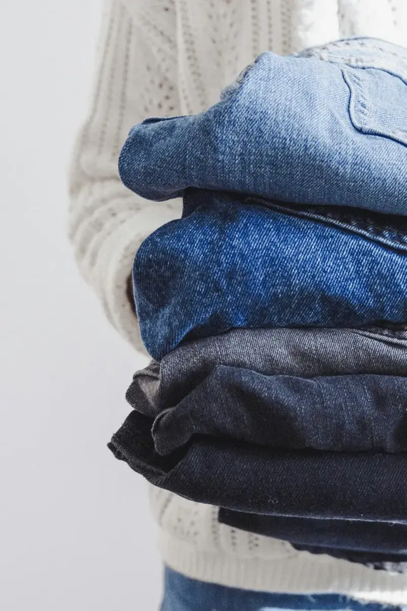 1. Check care labels, 2. Wash second-hand clothes separately, 3. Let it soak, 4. Pop it in the washing machine, 5. Tumble dry or steam iron (if applicable)