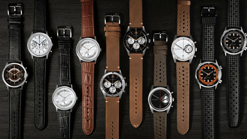 1. Rolex, 2. Patek Philippe, 3. Audemars Piguet, 4. Omega, 5. Cartier, 6. Tag Heuer, 7. Jaeger-LeCoultre, 8. Breitling, 9. Panerai, 10. Vacheron Constantin, 1. Seiko, 2. Orient, 3. Tissot, 4. Hamilton, 5. Casio, 6. Timex, 7. Citizen, 8. Bulova, 9. Baltic, 10. Dan Henry