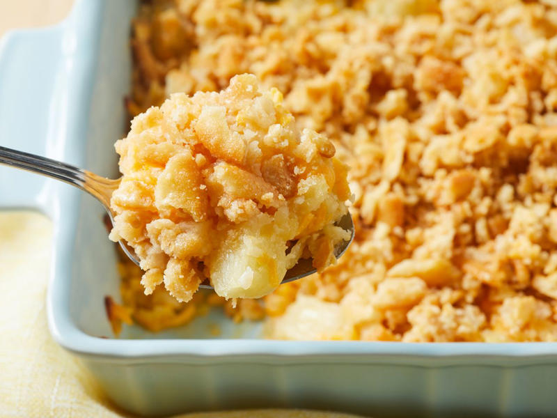 Best Tuna Casserole, Grandma's Hash Brown Casserole, Neiman Marcus Chicken Casserole, Grandma's Hamburger Casserole, Mamaw's Chicken and Rice Casserole, Mom's Fabulous Chicken Pot Pie with Biscuit Crust, Ritz Cracker Chicken Casserole, Pineapple Casserole, Best Green Bean Casserole, Cornbread Casserole, Easy Funeral Potatoes, Grandma's Creamy Ham Casserole, One-Pan Tuna Noodle Casserole, John Wayne Casserole, Quick Chicken Divan