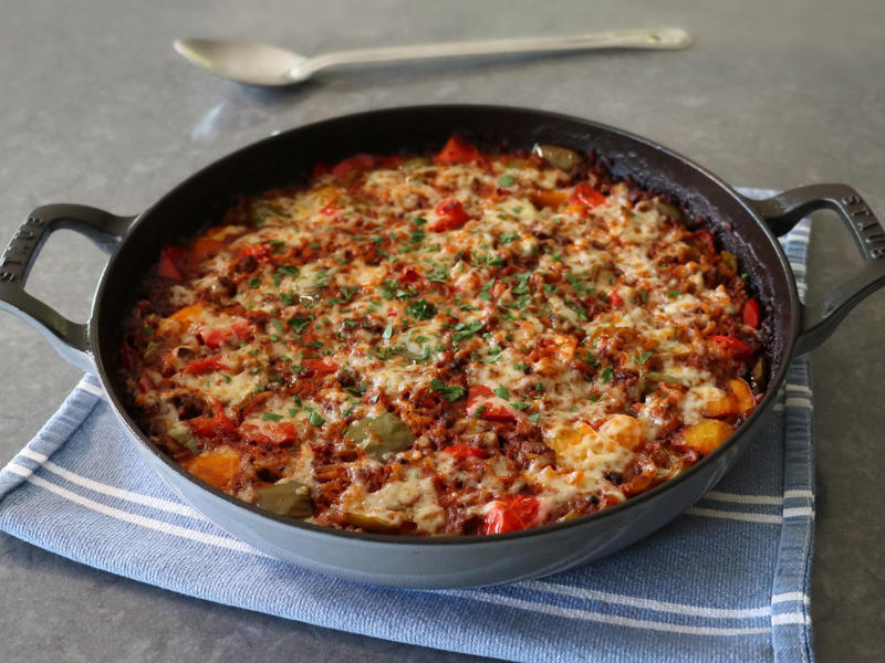 Honey Garlic Chicken Rice Casserole, Sloppy Joe Casserole, Broccoli Casserole with Rice, Steakhouse Potatoes Romanoff, One-Pan Stuffed Pepper Casserole, Million Dollar Stuffed Shells, Pork and Wild Rice Casserole, Slow Cooker Cowboy Casserole, Grandma's Hamburger Casserole, Tater Tot Casserole, More Inspiration