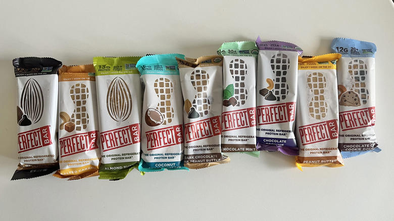 9. Chocolate Mint, 8. Chocolate Chip Cookie Dough, 7. Salted Caramel, 6. Almond Butter, 5. Peanut Butter, 4. Coconut Peanut Butter, 3. Chocolate Brownie, 2. Dark Chocolate Almond, 1. Dark Chocolate Peanut Butter