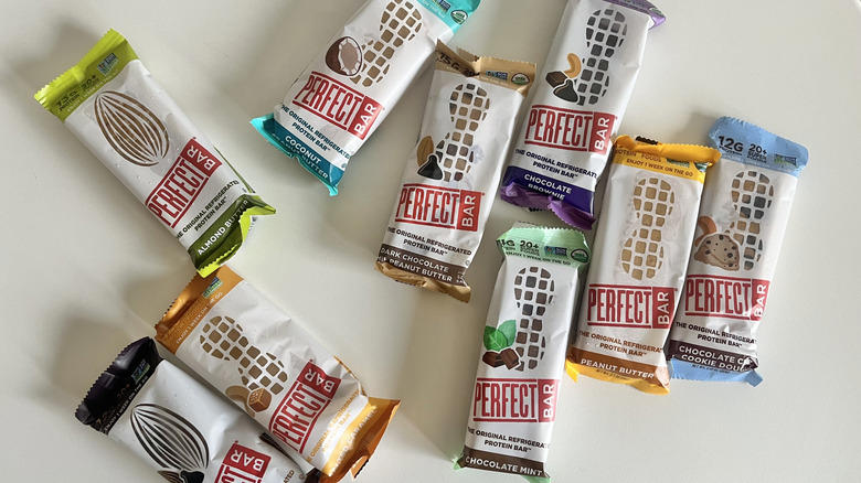 9. Chocolate Mint, 8. Chocolate Chip Cookie Dough, 7. Salted Caramel, 6. Almond Butter, 5. Peanut Butter, 4. Coconut Peanut Butter, 3. Chocolate Brownie, 2. Dark Chocolate Almond, 1. Dark Chocolate Peanut Butter